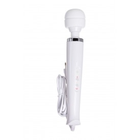 Белый жезловый вибромассажер L'EROINA Super Massager