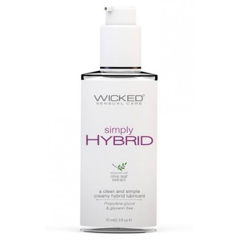 Водно-силиконовый лубрикант Wicked Simply HYBRID - 70 мл.